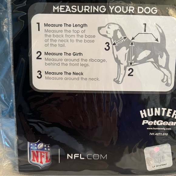 Hunter Pet Gear NFL Chicago Bears Pet T-Shirt - Picture 6 of 10